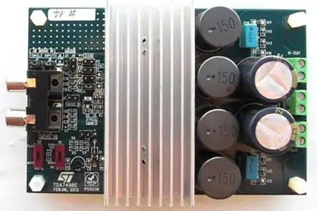 Produktfoto 1 von STMicroelectronics Entwicklungskit analog für Zweifach-BTL-Audioverstärker Klasse D mit 160 W + 160 W., Audioverstärker,