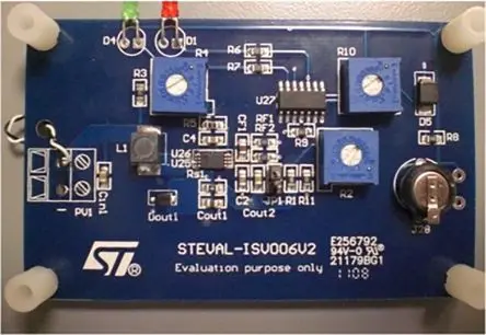Produktfoto 1 von STMicroelectronics SPV1040 Entwicklungsbausatz Spannungsregler, Bis zu 5 W Solar-Ladegerät mit integriertem MPPT auf