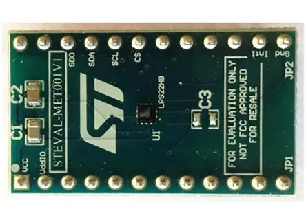 Produktfoto 1 von STMicroelectronics LPS22HB Adapter Board für einen Standard DIL 24 Sockel, Adapterplatine Entwicklungstool Sensor für