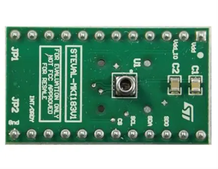 Produktfoto 1 von STMicroelectronics LPS33HW Adapter Board für einen Standard DIL24 Sockel, Adapterplatine Entwicklungstool Sensor für