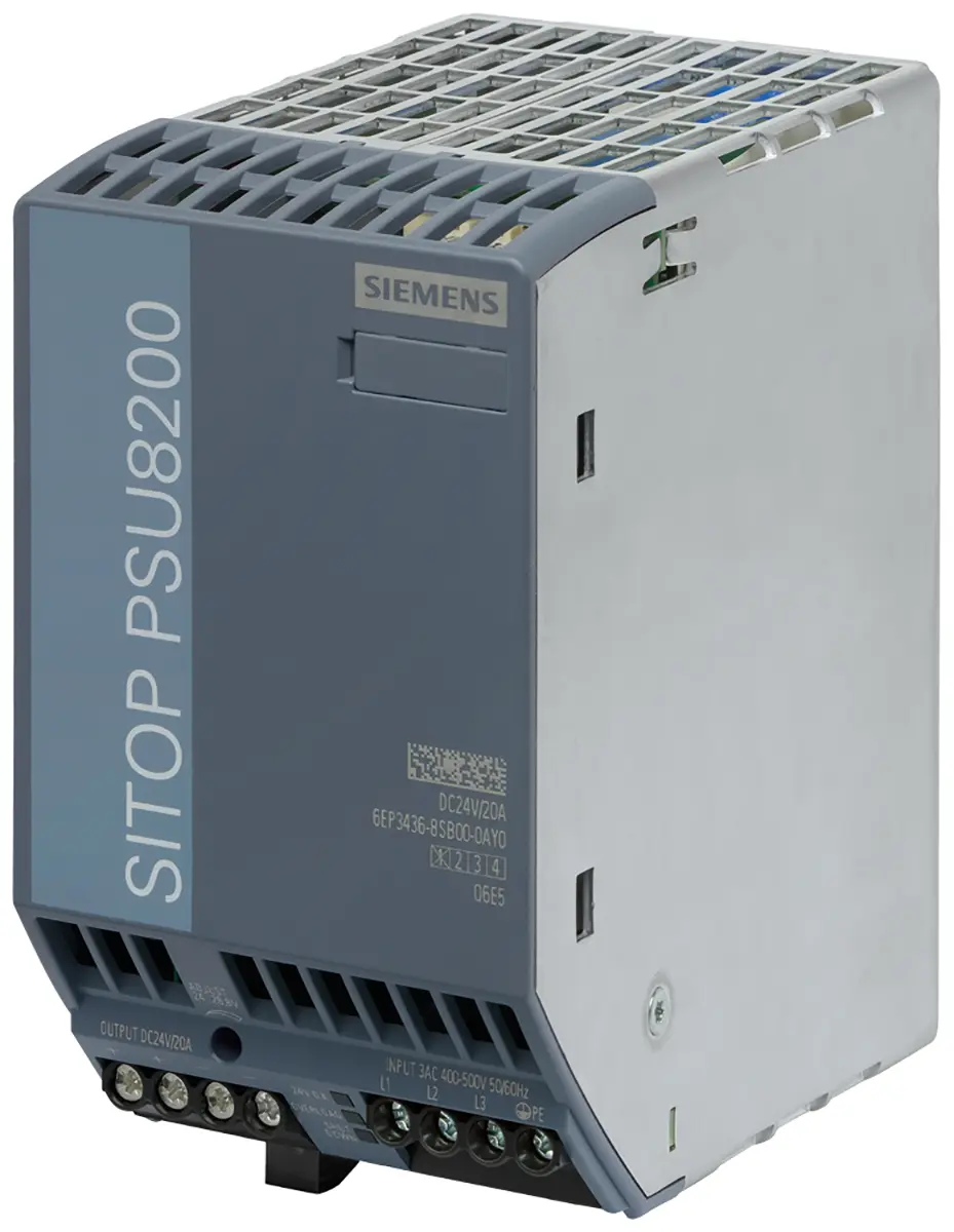 Produktfoto 1 von Siemens SITOP DIN-Schienen Netzteil Getaktet 24V dc / 20A 480W 320 → 575V ac
