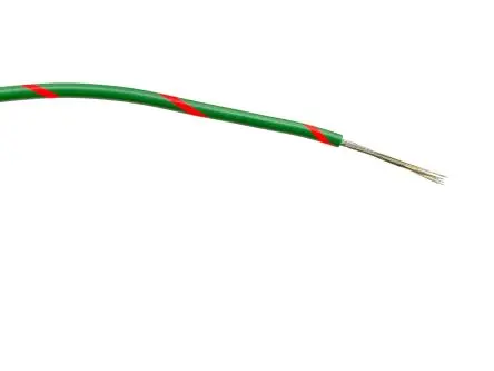 RS PRO RS PRO Schaltdraht 100 m Grün, Rot Ø 1.55 mm 16 Litzen Polyvinylchlorid