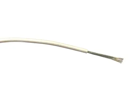 Produktfoto 1 von RS PRO Schaltdraht 100 m Weiß Ø 2.55 mm 32 Litzen Polyvinylchlorid