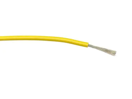 Produktfoto 1 von RS PRO Schaltdraht 100 m Gelb Ø 2.55 mm 32 Litzen Polyvinylchlorid