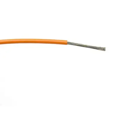 Produktfoto 1 von RS PRO Schaltdraht, 18 AWG 100 m Orange Ø 2.65 mm 32 Litzen Polyvinylchlorid