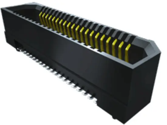 Produktfoto 1 von Samtec ERF8 Leiterplattenbuchse gewinkelt SMD 26-polig / 2-reihig, Raster 0.8 mm Einpressen
