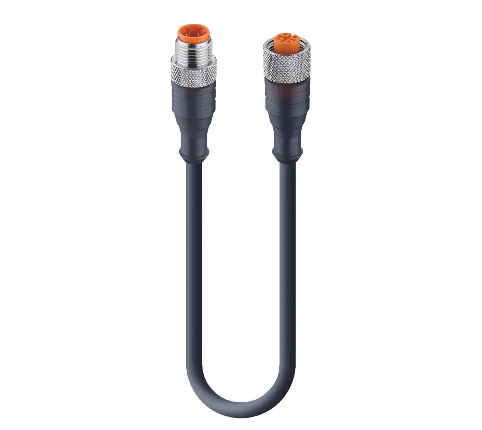 Produktfoto 1 von Lumberg RST, 4-polig Sensor-Betätigungselementkabel, Gerade Stecker 4 / Gerade Buchse