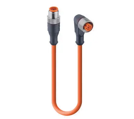 Produktfoto 1 von Lumberg RST, 4-polig Sensor-Betätigungselementkabel, Gerade Stecker 4 / M12 Buchse, Länge 3 m