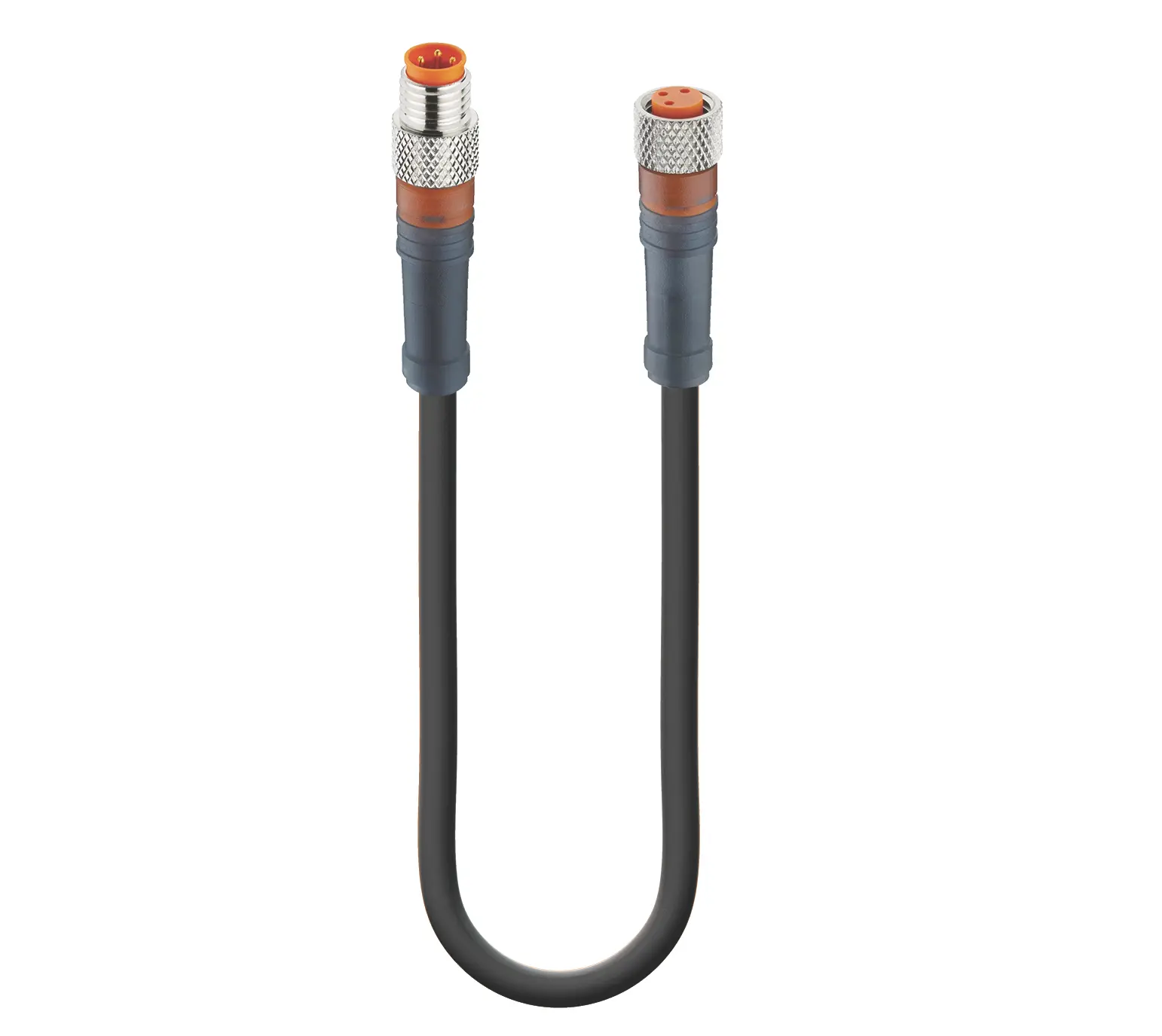 Produktfoto 1 von Lumberg RSMV-RKMV, 3-polig Sensor-Betätigungselementkabel, Gerade Stecker 3 / Gerade Buchse