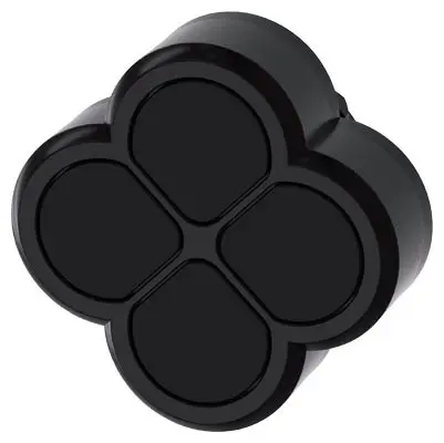 Produktfoto 1 von Siemens SIRIUS ACT Druckschalter Ø 22 mm, Schwarz Tastend Flach Kleeblatt Kunststoff, IP66
