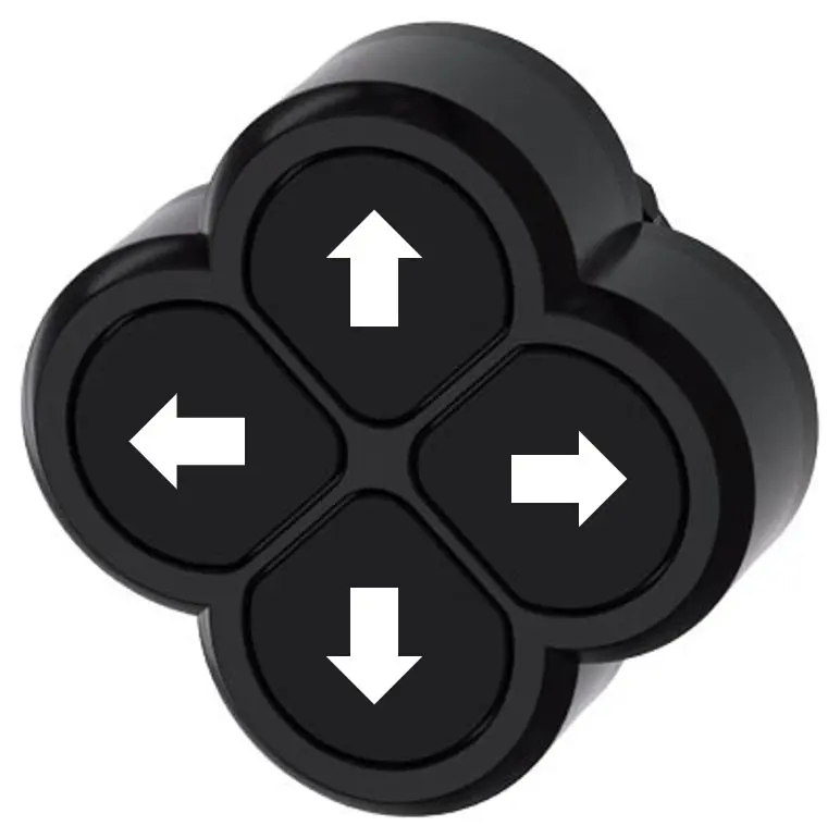 Produktfoto 1 von Siemens SIRIUS ACT Druckschalter Ø 22 mm, Schwarz Tastend Flach Kleeblatt Kunststoff, IP66