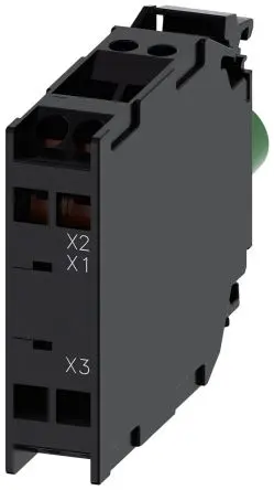 Produktfoto 1 von Siemens SIRIUS ACT 3SU14 LED Modul Anzeigenblock LED Gelb, Rot, Grün beleuchtet 110V Schraube