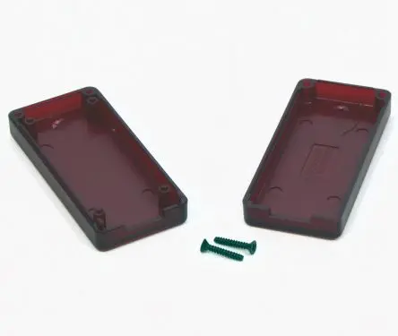 Produktfoto 1 von Hammond 1551USB; Gehäuse; ABS; Lichtdurchlässig Rot IP54 Breite 30 mm Höhe 15.5 mm Länge 65 mm