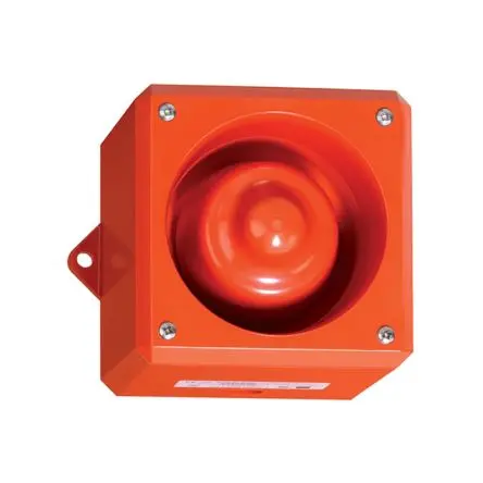 Produktfoto 1 von Clifford & Snell YA50 Elektronischer Signalgeber Wand IP66 110V 32-Ton 112 dB @ 1m, Orange, Ø 153 mm AC