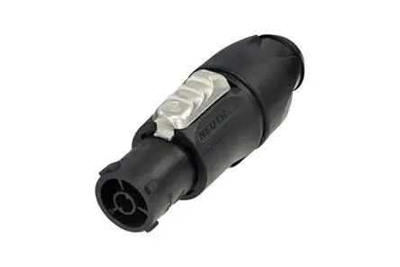 Produktfoto 1 von Neutrik Netzsteckdose Kabel 16A, 2+PE Polyamid, 250V Schwarz Schraubbefestigung