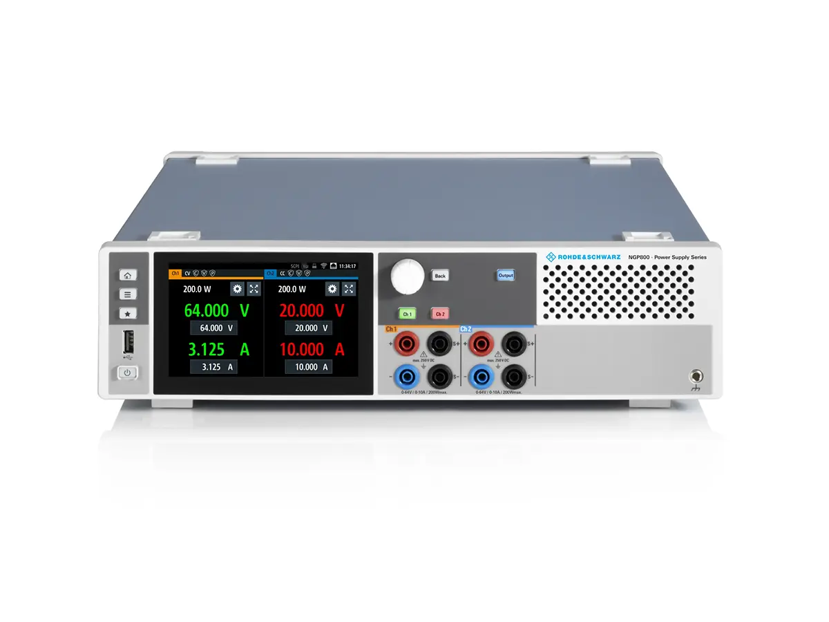 Produktfoto 1 von Rohde & Schwarz NGP822 2-Kanal Digital Labornetzgerät 400W, 0 → 64V / 10A