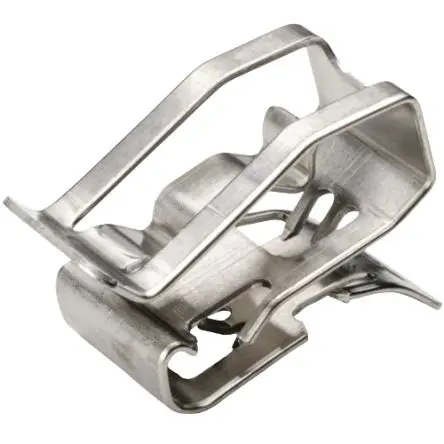 Produktfoto 1 von HellermannTyton MSC Kabelklemme Klemmbefestigung, Kabel-Ø 7.6 mm Edelstahl Metallisch 13mm x 21.9 mm x 24.1 mm