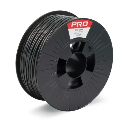 Produktfoto 1 von RS PRO PET-G 3D-Drucker Filament zur Verwendung mit Gängige Desktop-3D-Drucker, Transparentes Schwarz, 2.85 mm, Fused