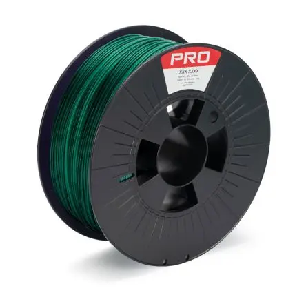Produktfoto 1 von RS PRO PLA 3D-Drucker Filament zur Verwendung mit Gängige Desktop-3D-Drucker, Grün, 1.75 mm, Fused Deposition Modelling