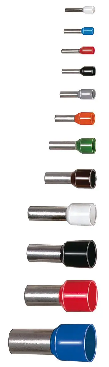 Produktfoto 1 von SES Sterling PLIO Aderendhülsen-Crimp, Stift ø 1.6 mm, Blau, Polypropylen, 8 mm, 14 mm, Isoliert