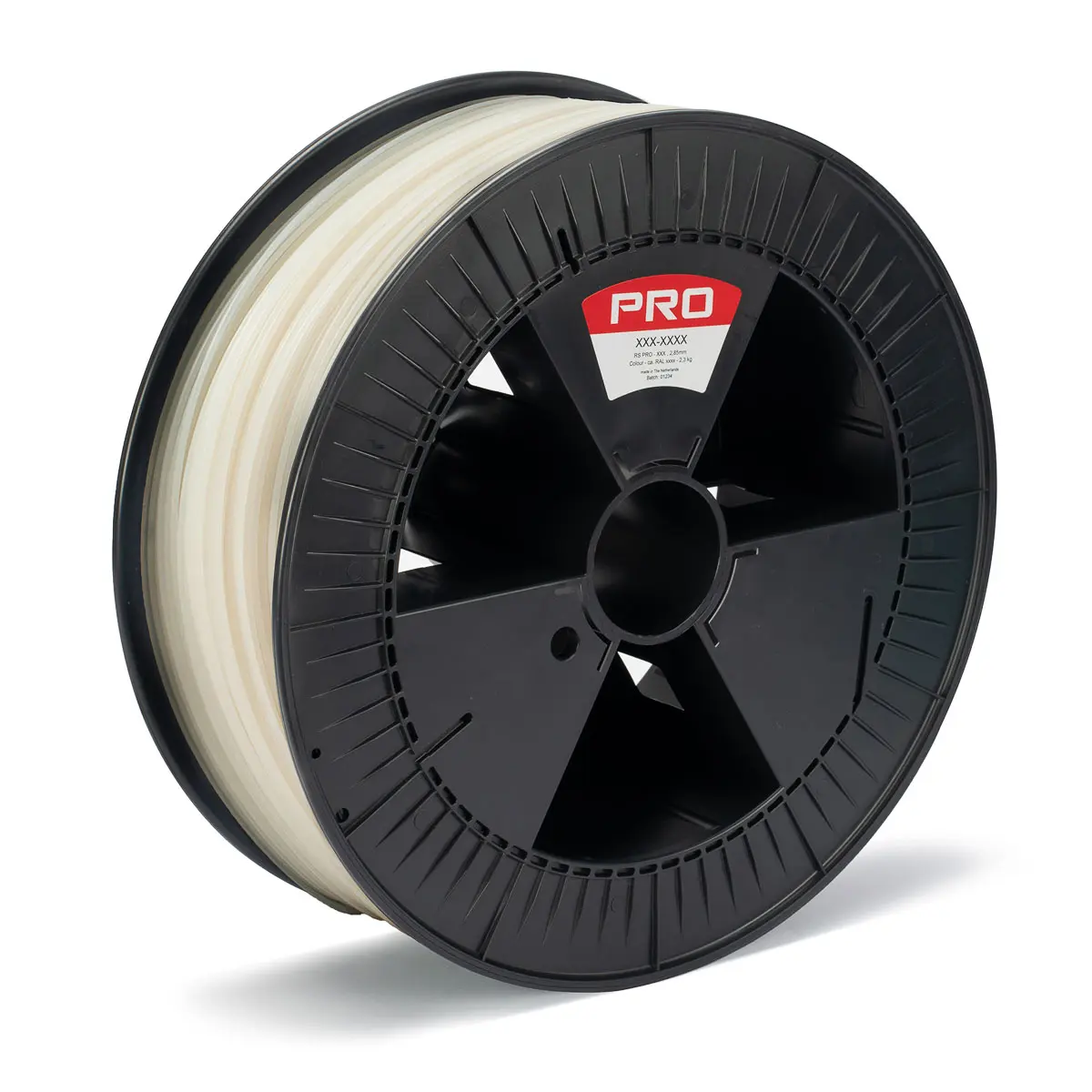 Produktfoto 1 von RS PRO Polymilchsäure 3D-Drucker Filament zur Verwendung mit Gängige Desktop-3D-Drucker, Natur, 1.75 mm, Fused