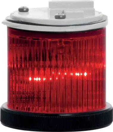 Produktfoto 1 von RS PRO LED Signalleuchte Dauer, Filament/Warnsummer-Licht 24V ac/dc Rot Wechselstrom/Gleichstrom IP66, 55 mm x 50 mm