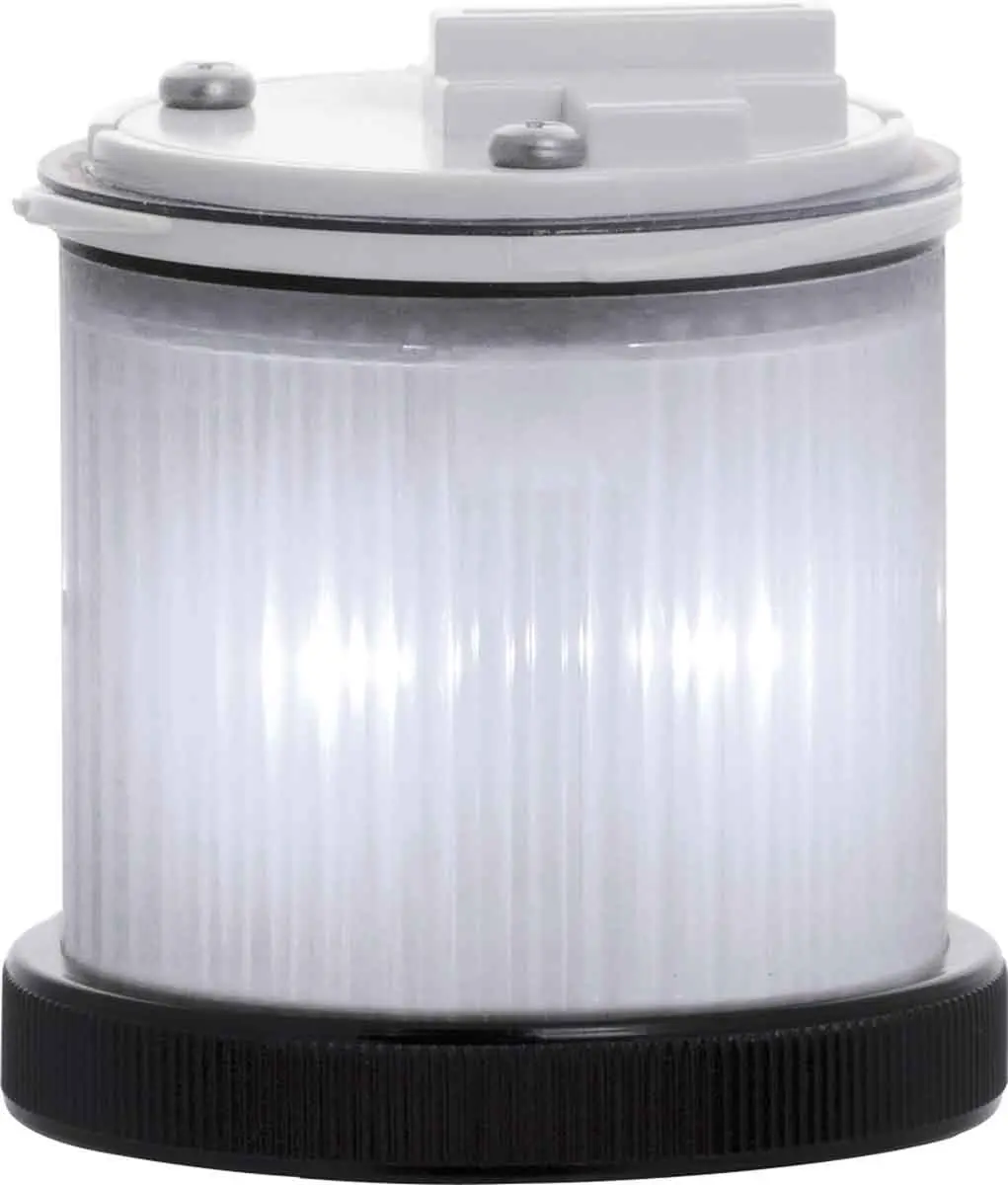Produktfoto 1 von RS PRO Signalleuchte Blink-Licht Klar, 110 V ac, 55mm x 50mm