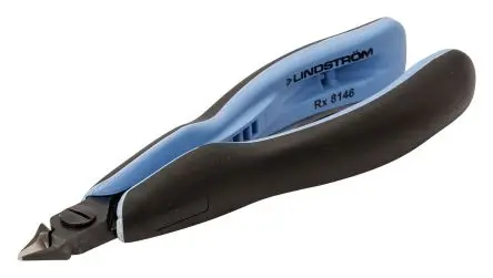 Lindstrom ESD-Sicherheit Ultrabündig Kabelschneider 135.5 mm / Backen 10mm, Schneidleistung 0.8 mm