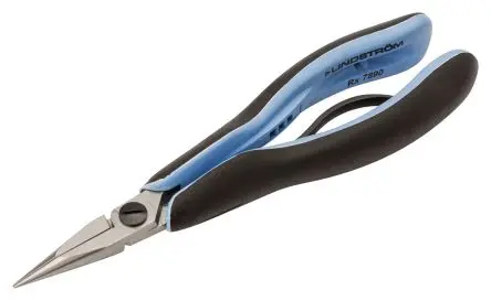 Produktfoto 1 von Lindstrom Spitzzange / Backen 31.5mm Geriffelt 158.5 mm ESD-Sicherheit