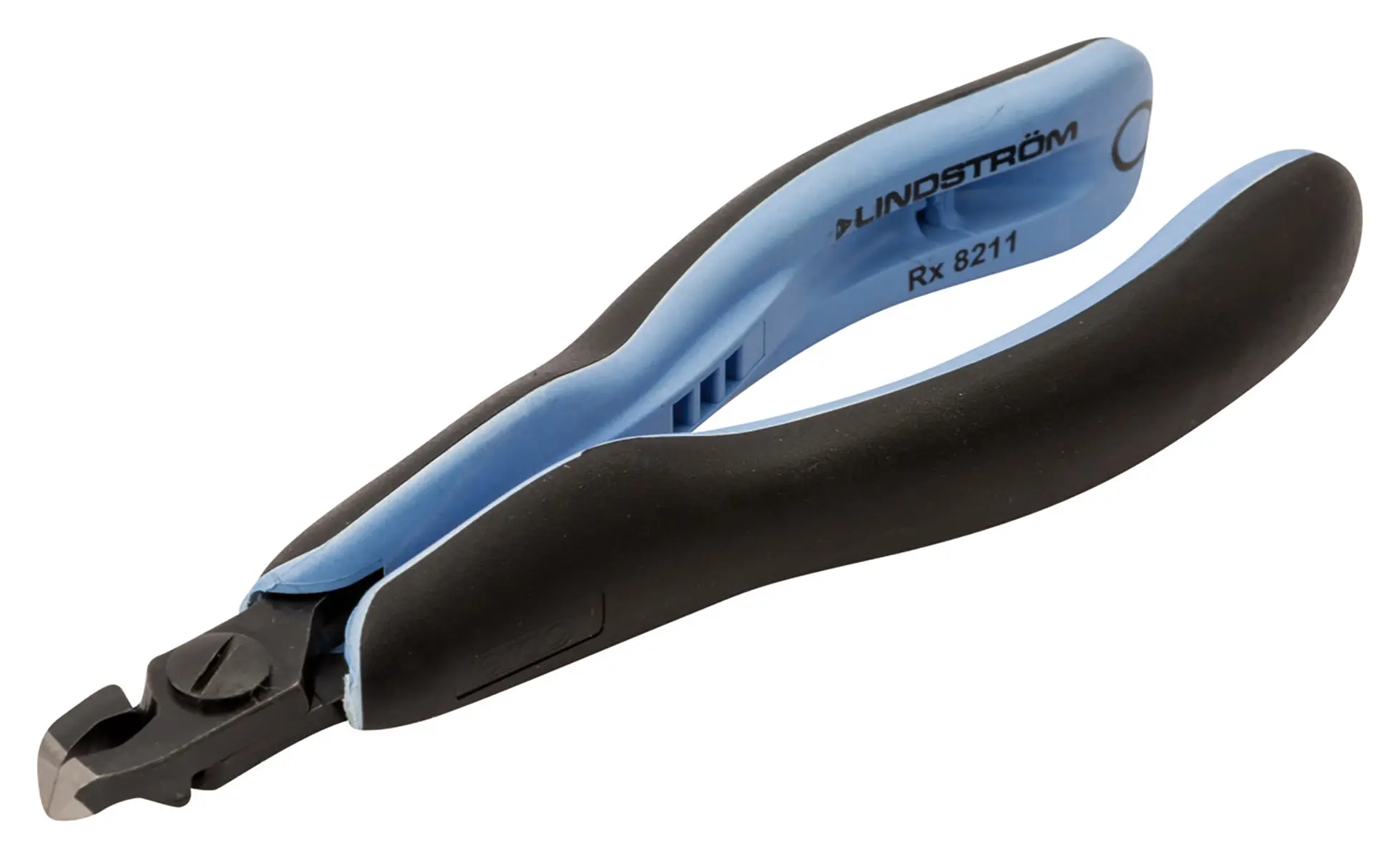 Produktfoto 1 von Lindstrom ESD-Sicherheit Glatt 20º kurzer Kopf 134.5 mm / Backen 9.5mm, Schneidleistung 1.2 mm
