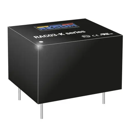 Recom RAC03-K Schaltnetzteil 1 5V 3 W, Leiterplattenmontage 264V
