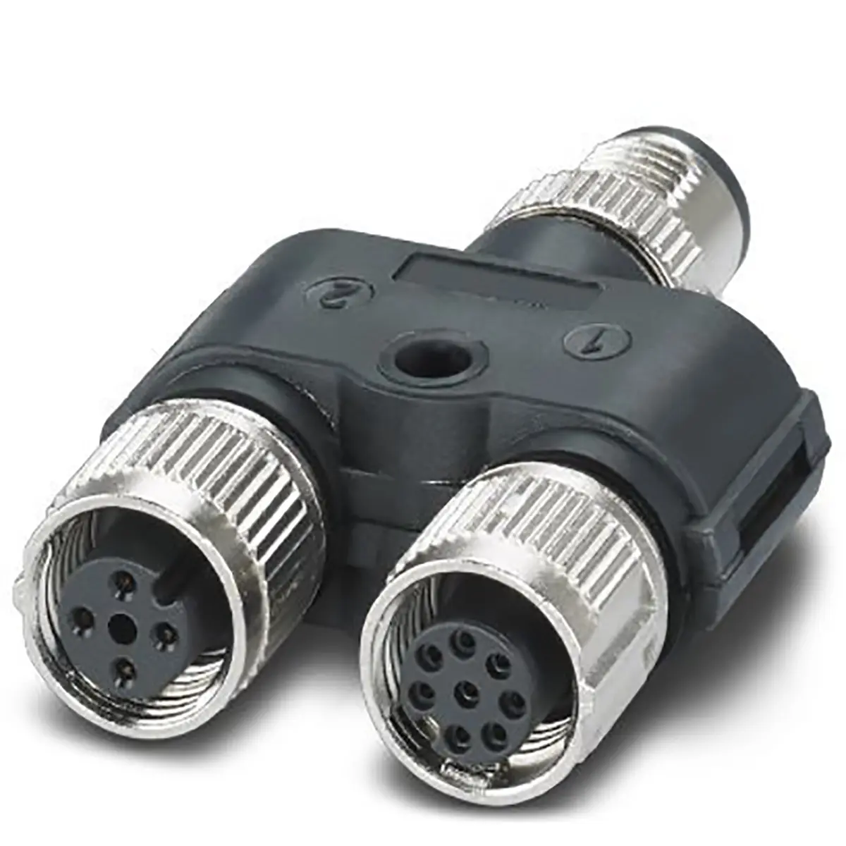 Phoenix Contact, Gerade PSR-CT Rundsteckverbinder Adapter 8 M12, IP40, IP65 Stecker 8 M12