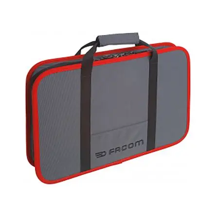 Produktfoto 1 von Facom Werkzeugkoffer Grau, L. 220 mm B. 120 H. 50 mm, 0.92 kg, Reißverschluss, abschließbar