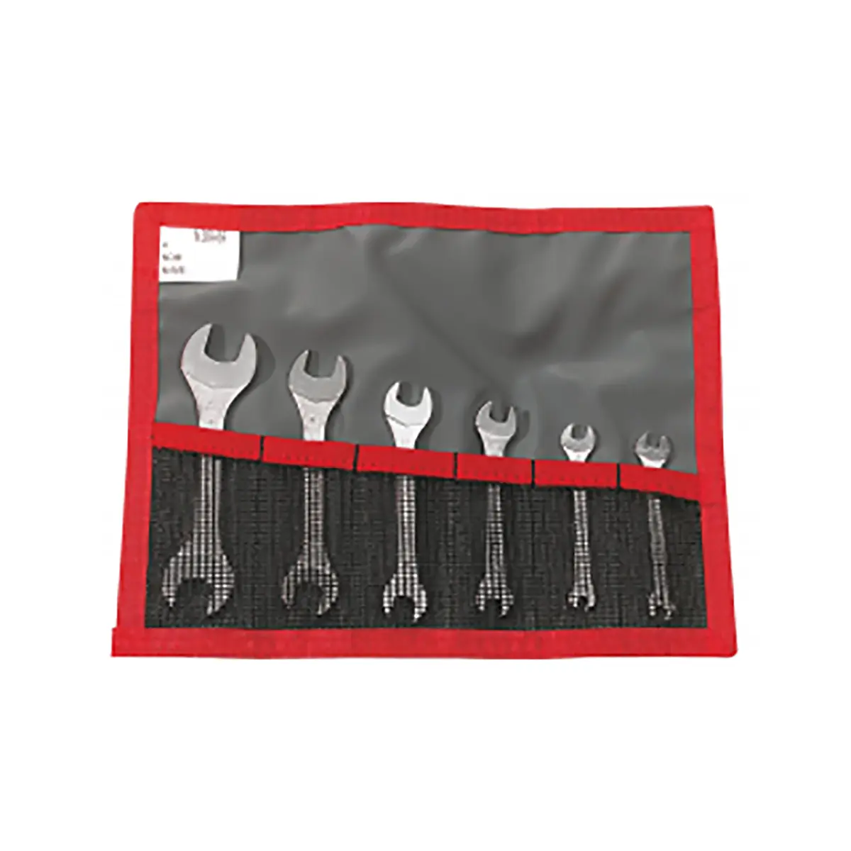 Produktfoto 1 von Facom Schraubenschlüsselsatz Metrisch und Zoll 15° Klappbarer Mini-Ring, 6-teilig 2 x 5, 5 - 4 x 5 - 6 x 7 - 8 x 9 - 10