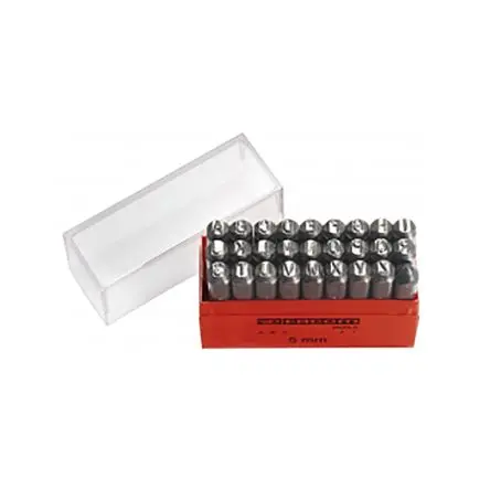 Produktfoto 1 von Facom 5 mm x 10 mm Schlagstempel Satz 27-teilig Körner, Buchstaben: A-Z, Länge 75 mm