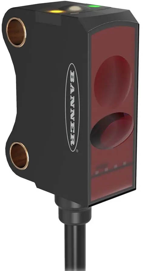 Produktfoto 1 von Banner VS8 Optischer Sensor, Bereich 2 mm → 30 mm, PNP Ausgang, Anschlusskabel