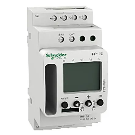 Produktfoto 1 von Schneider Electric Digital Acti9 DIN-Schienen-Zeitschaltuhr 230V ac, Wöchentlich, 2-Kanal, Schraube