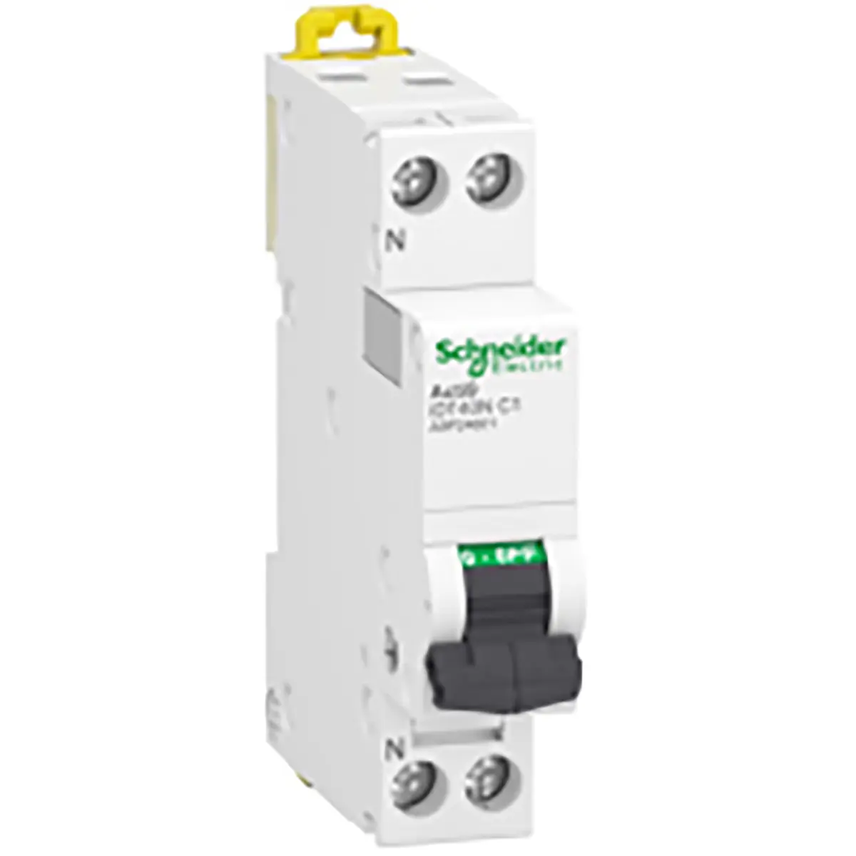Produktfoto 1 von Schneider Electric Acti9 Miniaturüberlastschalter Typ C, Pol 1-polig 1 A 230 V ac, Abschaltvermögen 10 kA Acti9