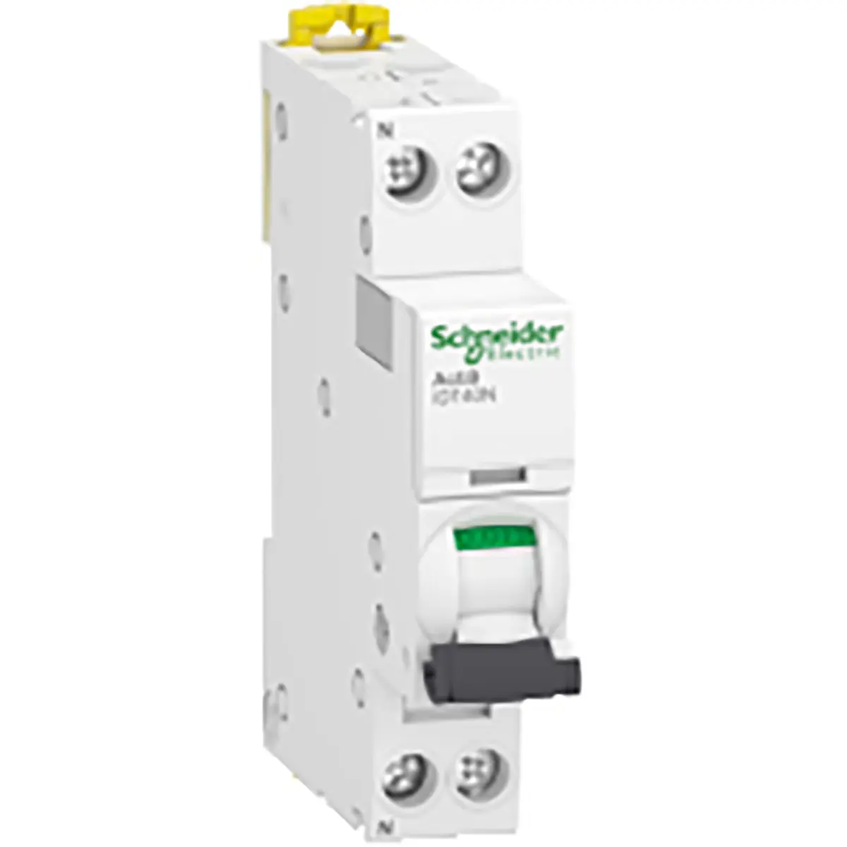Produktfoto 1 von Schneider Electric Acti9 Miniaturüberlastschalter Typ D, Pol 1-polig 10 A 230 V ac, Abschaltvermögen 10 kA Acti9
