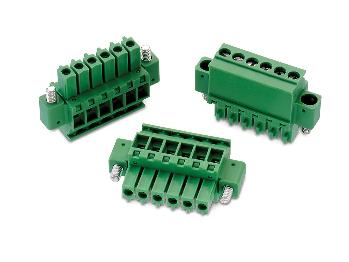 Produktfoto 1 von Wurth Elektronik 3671 Pluggable Terminal Block Horizontal, 8-polig / 1-reihig, Raster 3.5 mm