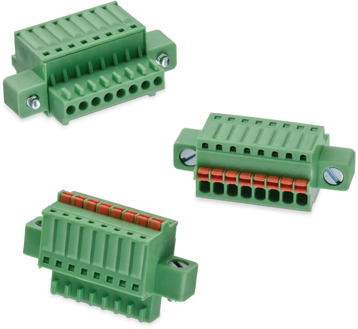 Produktfoto 1 von Wurth Elektronik 381 Pluggable Terminal Block Vertikal, 12-polig / 1-reihig, Raster 2.5 mm