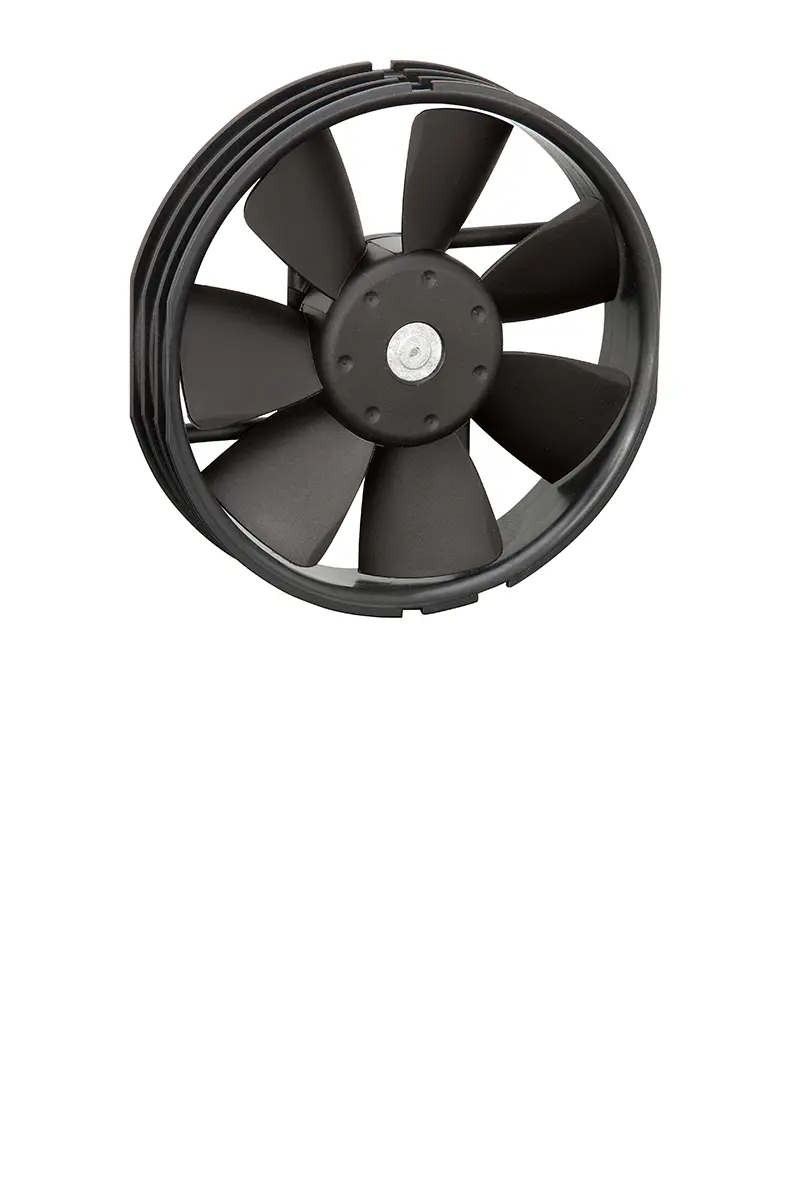 Produktfoto 1 von ebm-papst 4400 F DC-Axiallüfter, Gleitlager, 12 V dc / 1.9W, Ø 127 (Dia.) x 26.4mm, 120m³/h