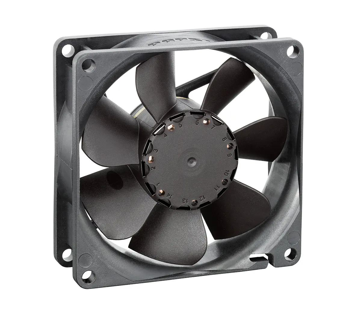 Produktfoto 1 von ebm-papst 8400 N DC-Axiallüfter, Gleitlager, 12 V dc / 2.8W, 80 x 80 x 25mm, 74m³/h