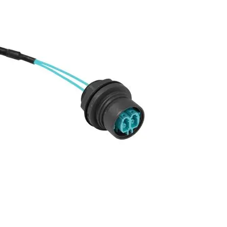 Produktfoto 1 von Bulgin 6000 LWL-Kabel 5 m, Polyolefin Aqua 125 μm