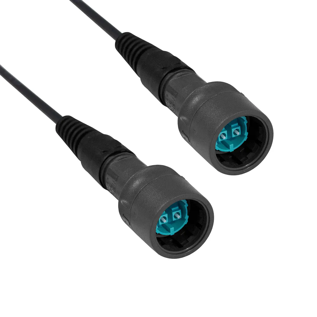 Produktfoto 1 von Bulgin 6000 LWL-Kabel 5 m, Polyolefin Aqua 125 μm
