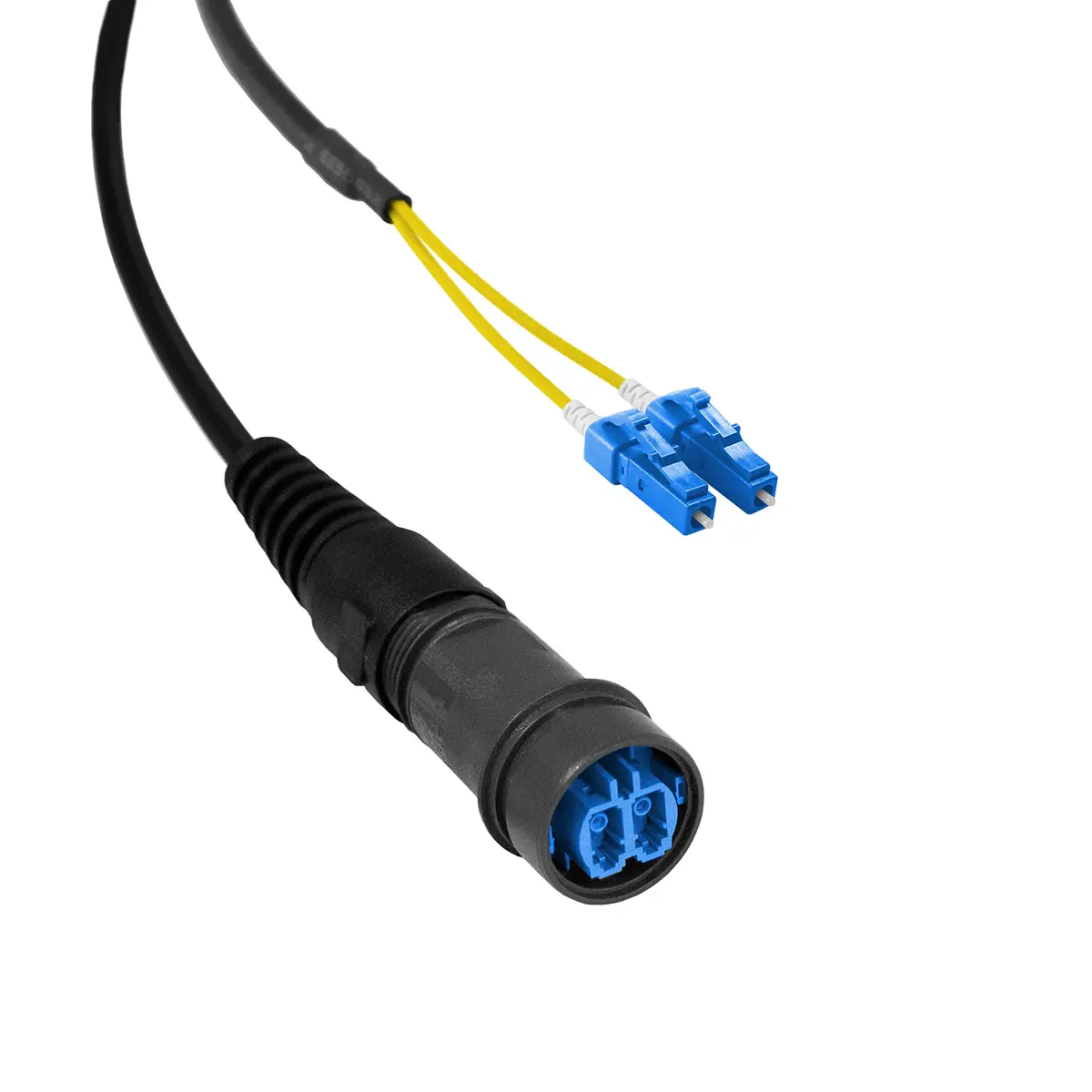 Bulgin 6000 LWL-Kabel 5 m, Polyolefin Gelb 125 μm