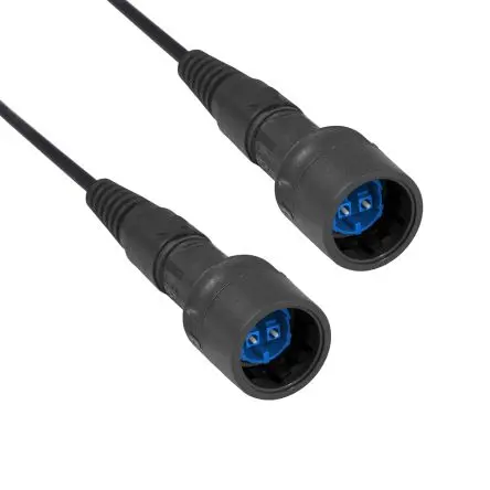 Produktfoto 1 von Bulgin 6000 LWL-Kabel 10 m, Polyolefin Gelb 125 μm