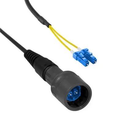 Produktfoto 1 von Bulgin 6000 LWL-Kabel 5 m, Polyolefin Gelb 125 μm