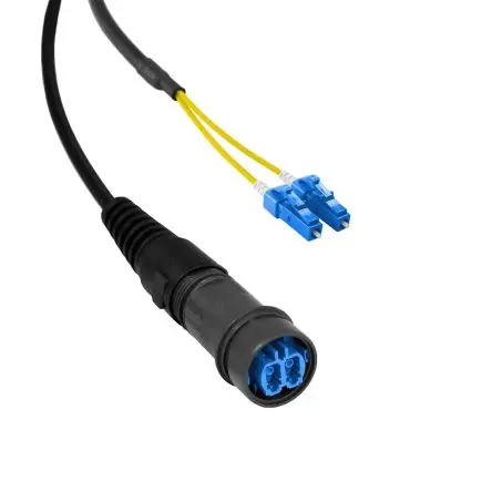 Produktfoto 1 von Bulgin 6000 LWL-Kabel 5 m, Polyolefin Gelb 125 μm