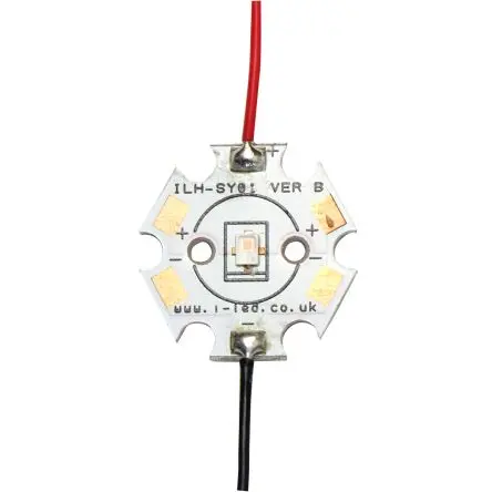 Produktfoto 1 von Intelligent LED Solutions POWERSTAR LED-Array 24 mW, 1050 nm, 120 °, 4-Pin, Oberfläche 1-LEDs